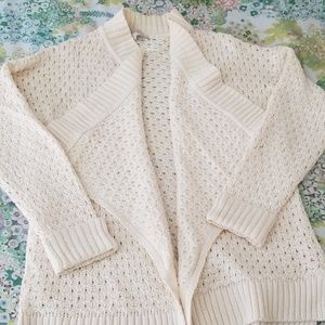 Ivory open sweater great condition FINAL